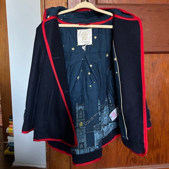 RARE Mini Boden Roald Dahl wool cape jacket - Picture 1 of 5
